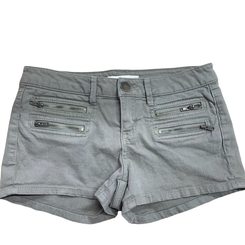 Life in Progress Military Shorts Womens Sz 25/2 Multi Zip Pockets